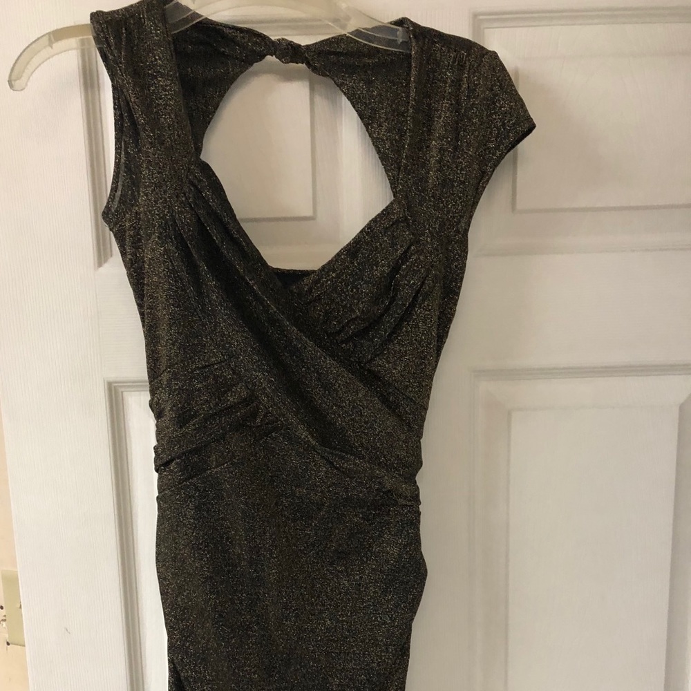 Gold dress